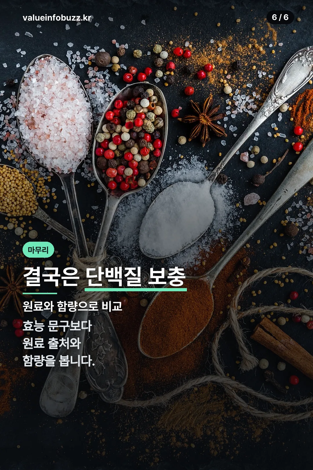 단백질 보충 개념 마무리