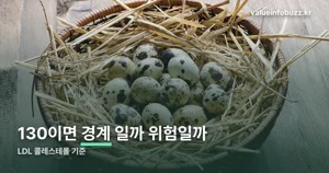 LDL 콜레스테롤 — 130부터 경계, 190이면 매우 높음입니다