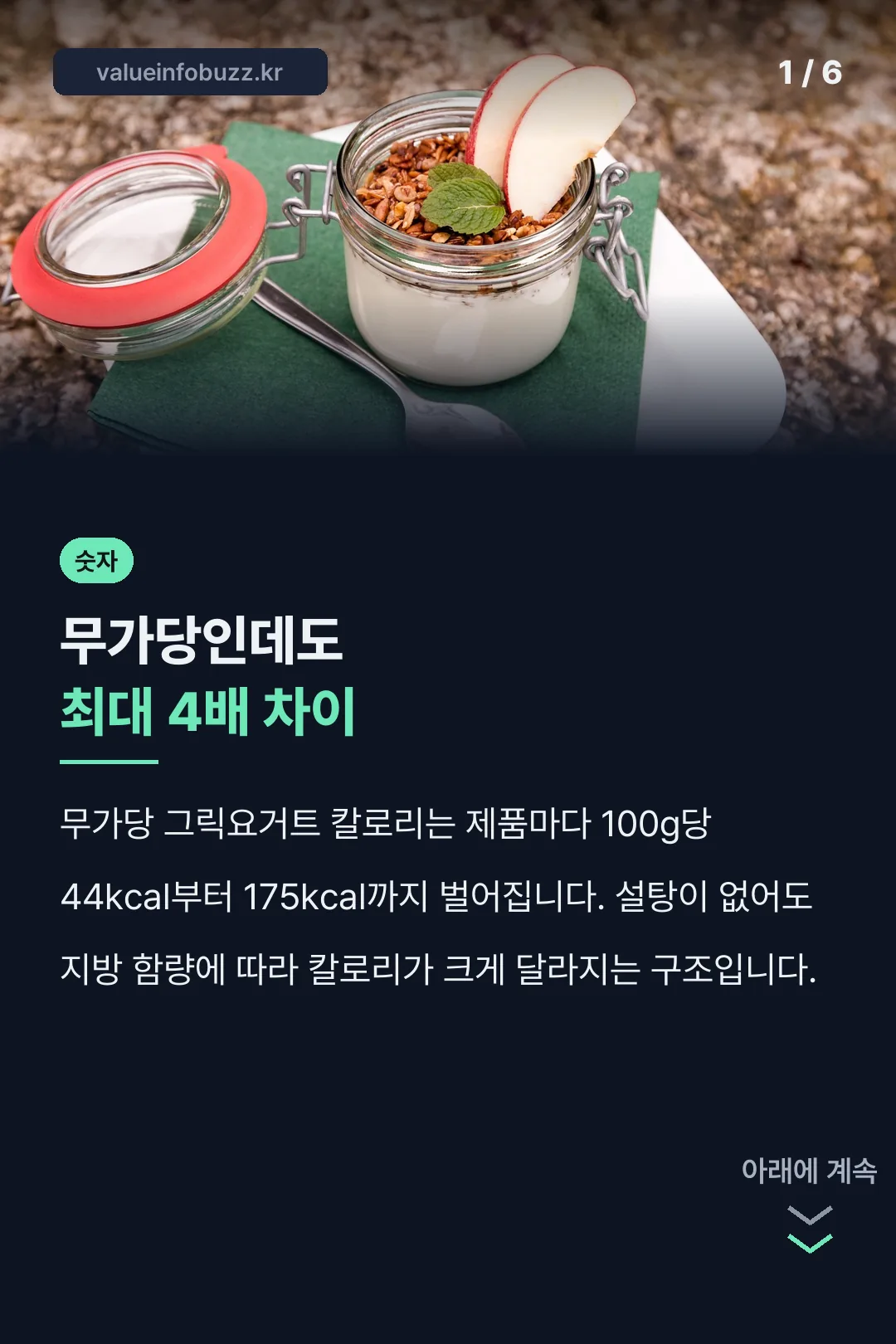 무가당인데도 4배 차이