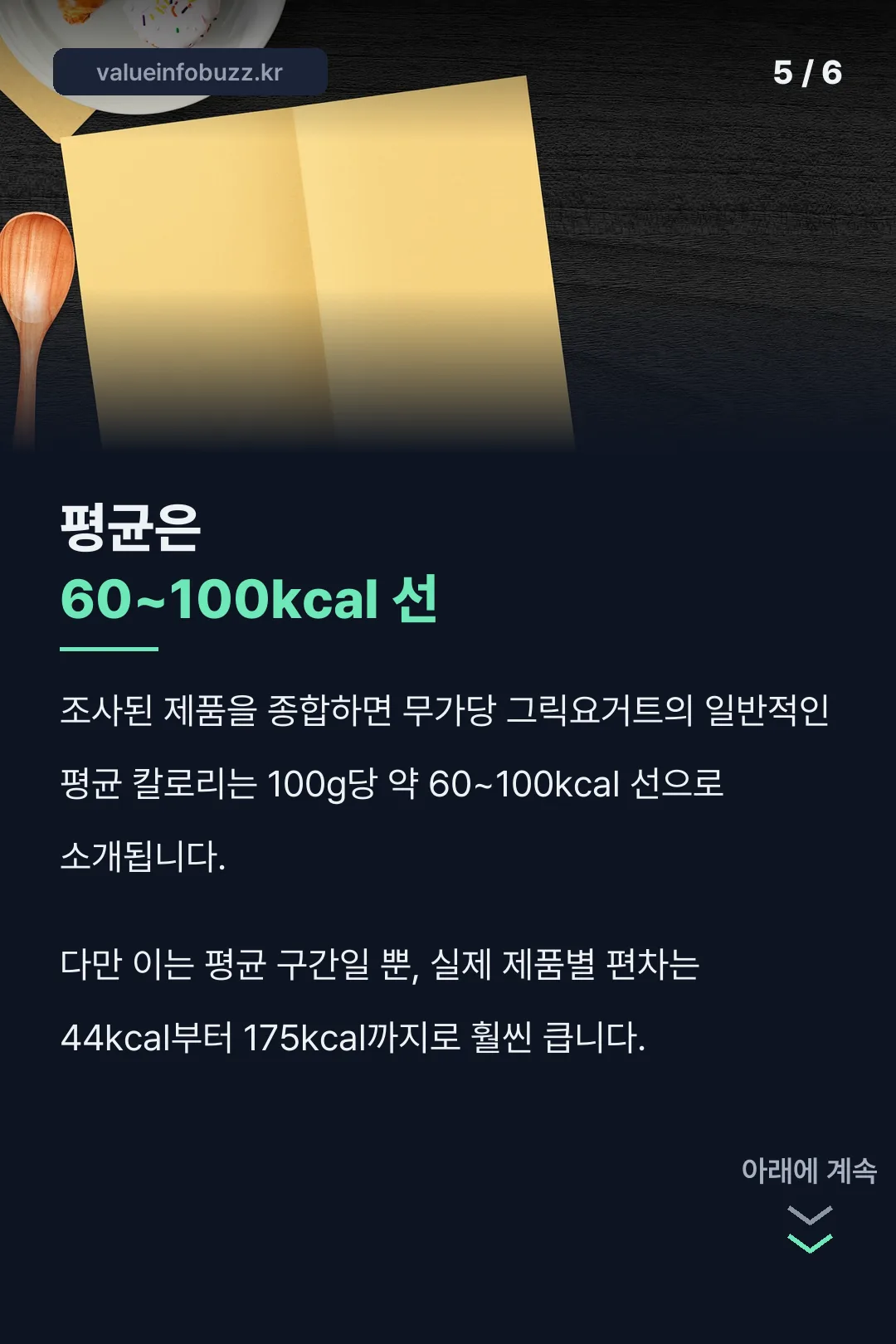 평균 60~100kcal 선
