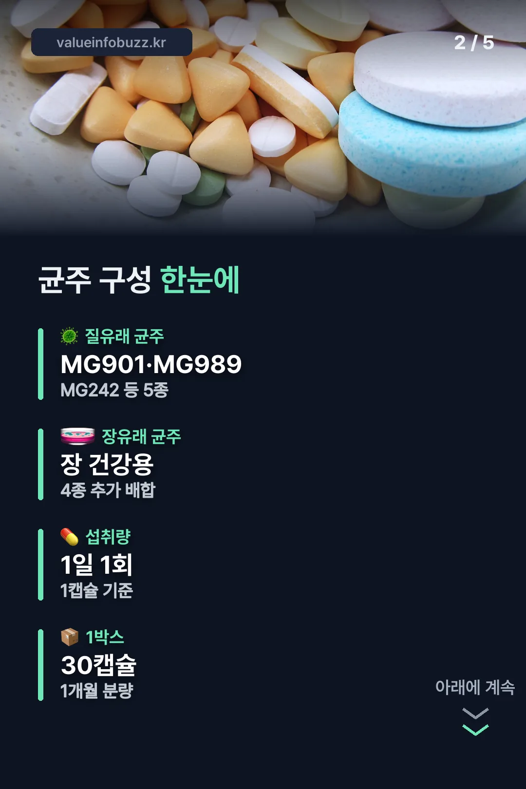 균주 구성 한눈에
